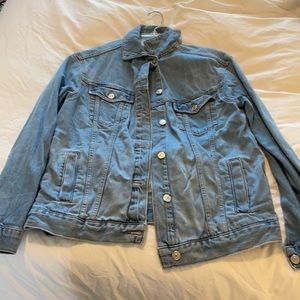 Topshop Oversized Denim Jacket